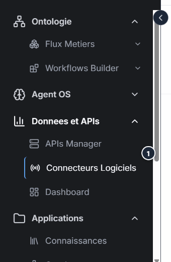 Navigation vers Live Data