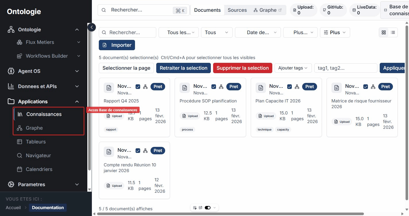 Sidebar navigation