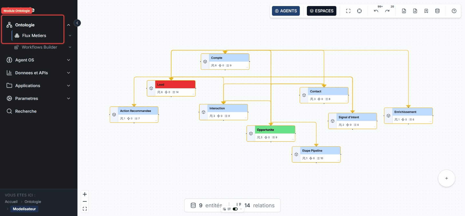 Sidebar navigation